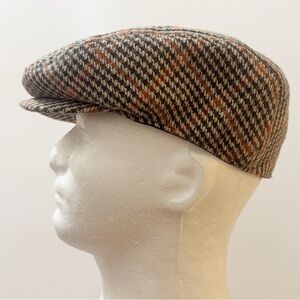 Houndstooth Flat Cap